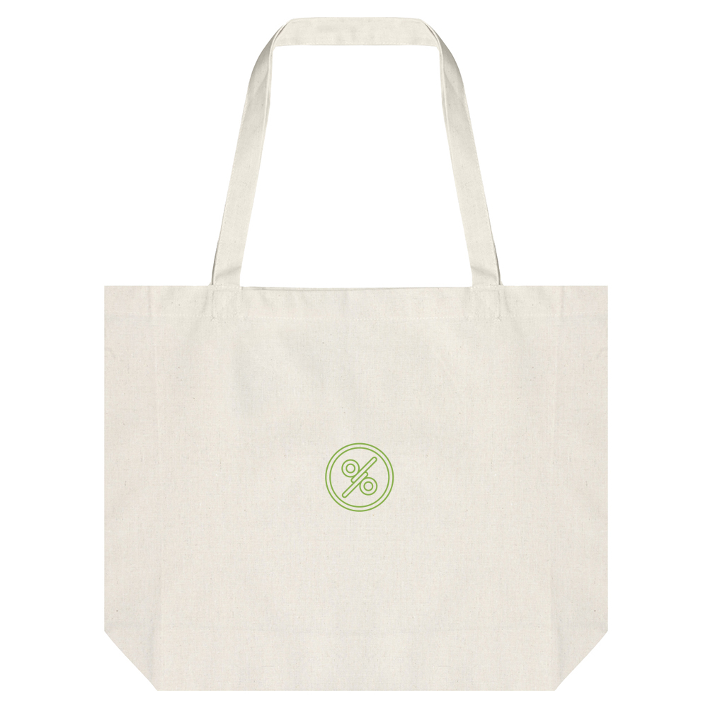 Hemp Tote Bag | Hundredpercent - Essential Logo