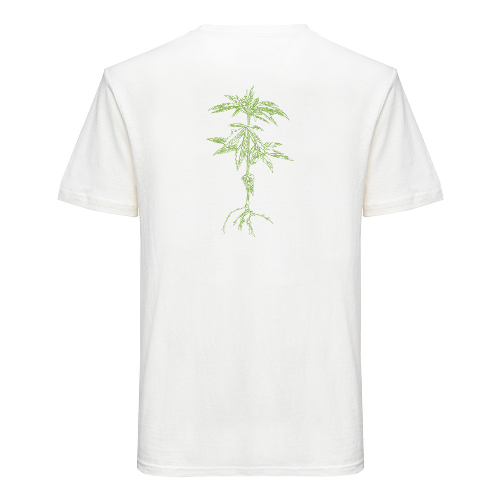 Hemp T-shirt | Hundredpercent - Large Plant