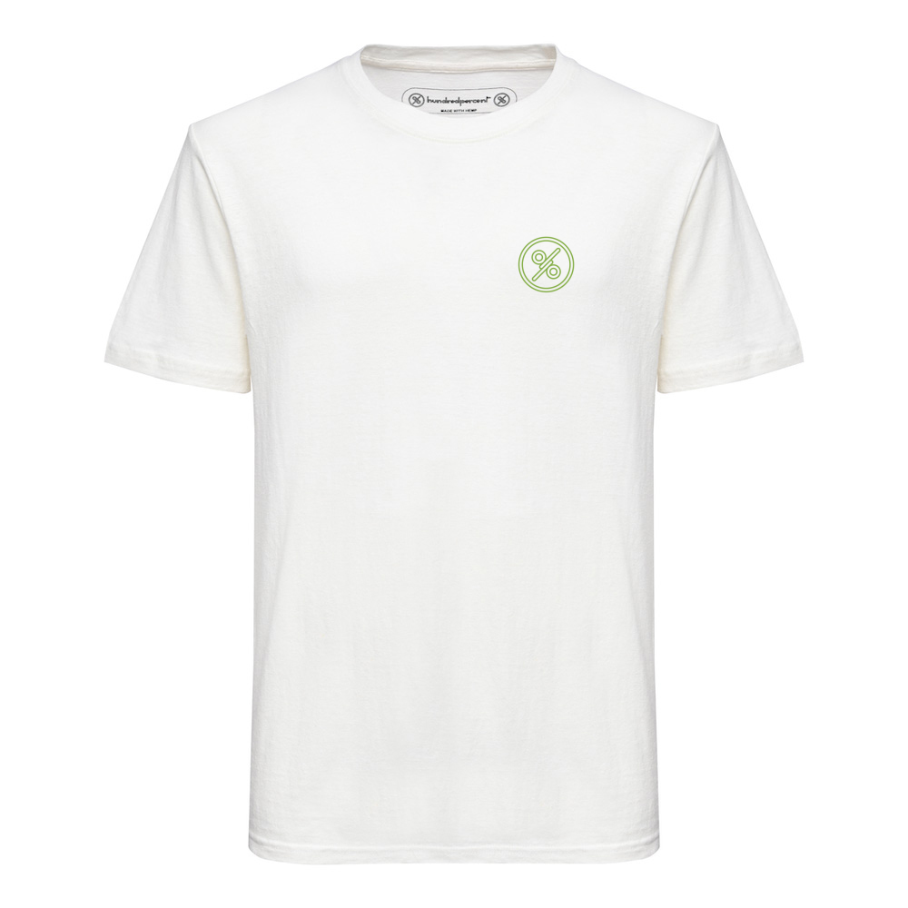 Hemp T-shirt | Hundredpercent - Essential Logo