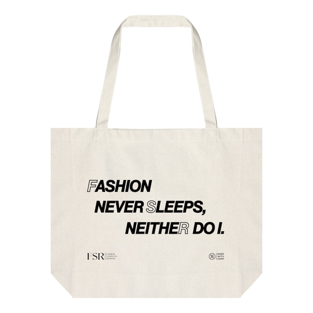 Hemp Tote Bag | Fashion Students Runway