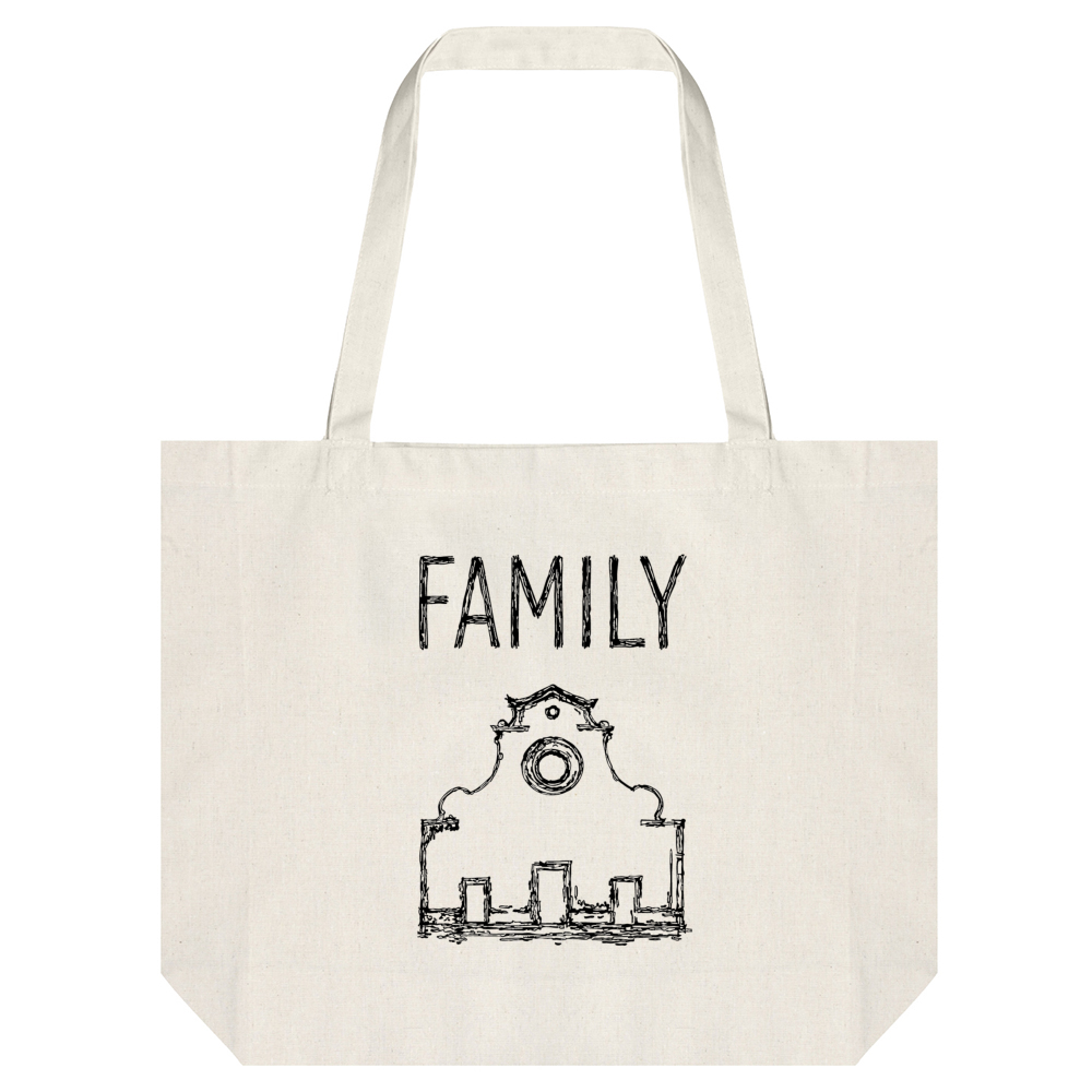 Hemp Tote Bag | Pop Cafe - Family