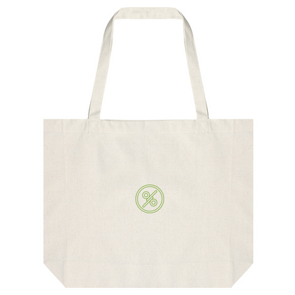 Hemp Tote Bag | Hundredpercent - Essential Logo