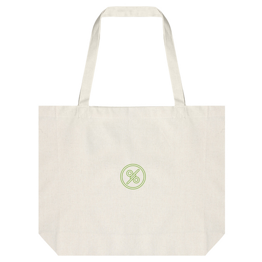 Hemp Tote Bag | Hundredpercent - Essential Logo
