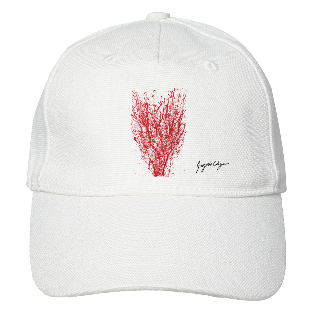 Hemp Cap | Gregorio Codagnone - Red Coral