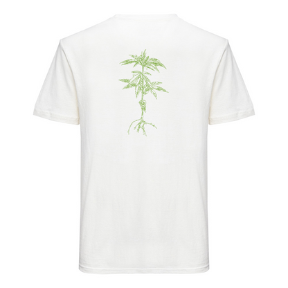Hemp T-shirt | Hundredpercent - Large Plant