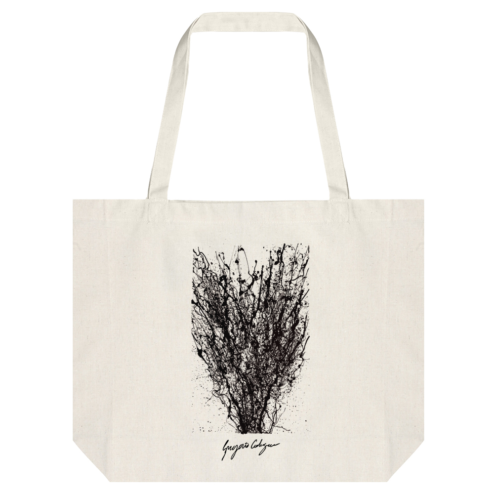 Hemp Tote Bag | Gregorio Codagnone - Black Coral