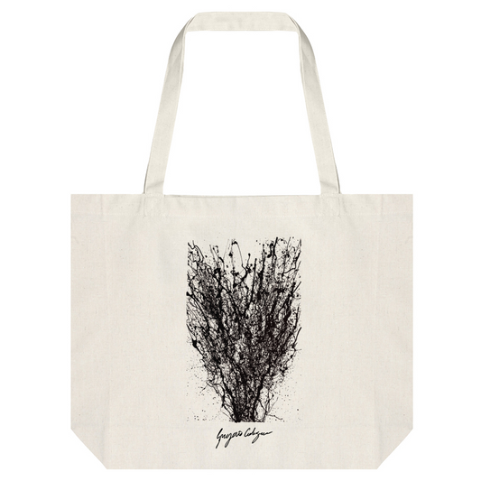 Hemp Tote Bag | Gregorio Codagnone - Black Coral