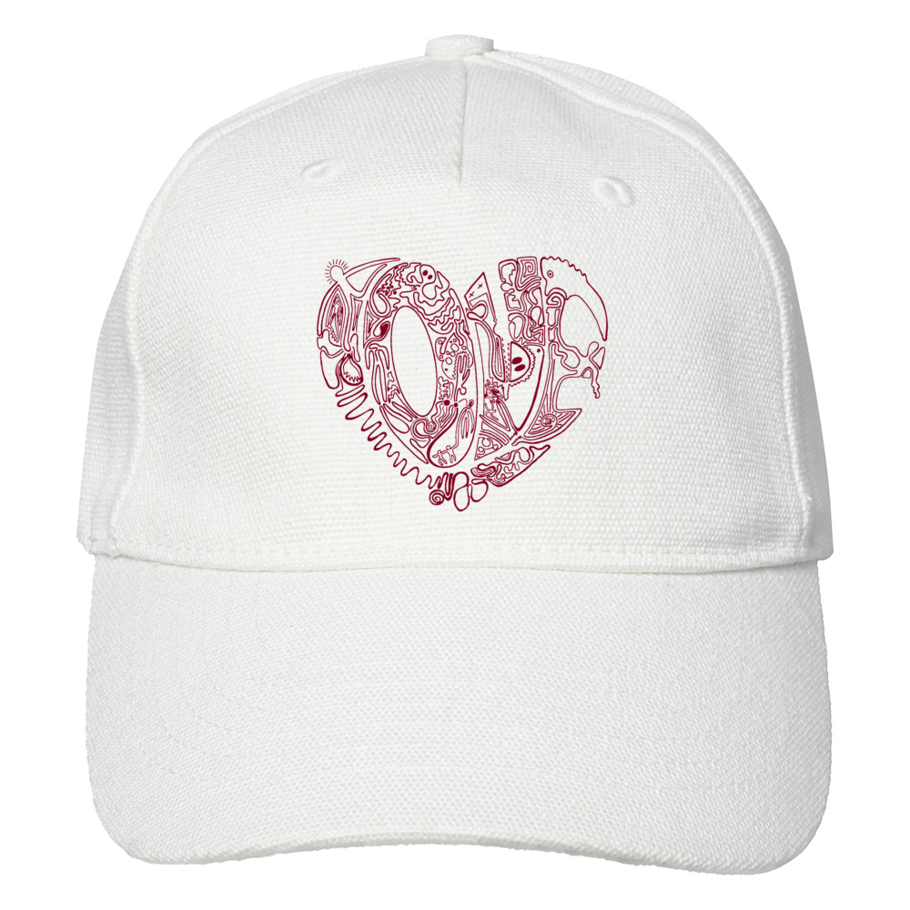 Hemp Cap | Nomad - Red Heart