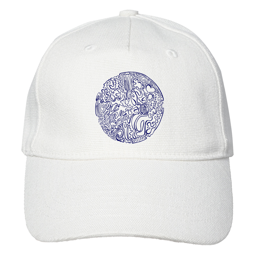 Hemp Cap | Nomad - Blue Circle