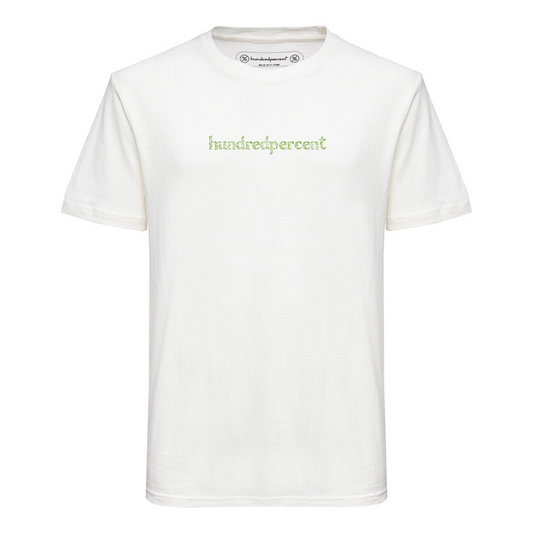 Hemp T-shirt | Hundredpercent -  Logo Leaf