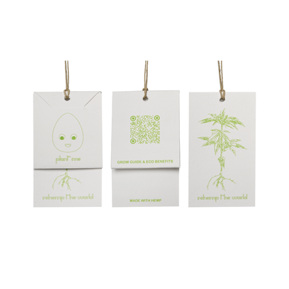 Hemp Seeds Hangtag